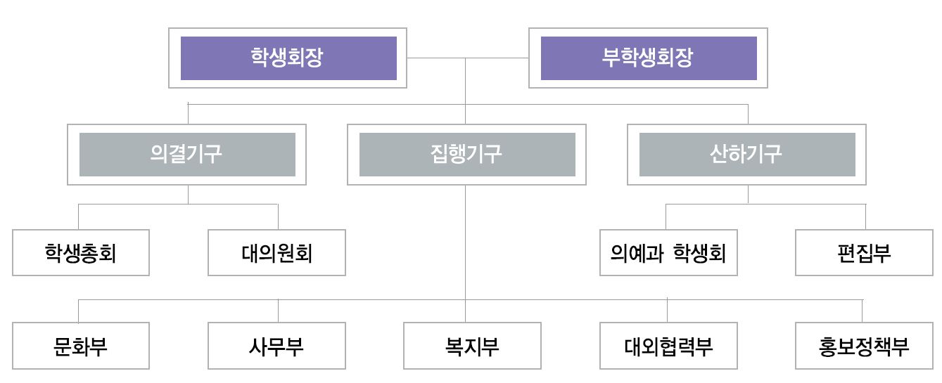 학생회 조직도